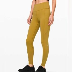 Lululemon Fast and Free High-Rise Tight Legging 28” Grape Leaf Nulux 10 Running